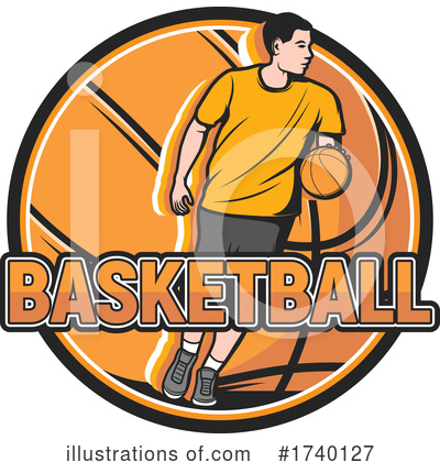 Royalty-Free (RF) Basketball Clipart Illustration by Vector Tradition SM - Stock Sample #1740127