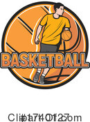 Basketball Clipart #1740127 by Vector Tradition SM