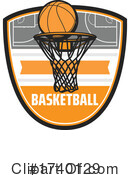 Basketball Clipart #1740129 by Vector Tradition SM
