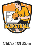 Basketball Clipart #1740133 by Vector Tradition SM