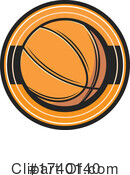 Basketball Clipart #1740140 by Vector Tradition SM