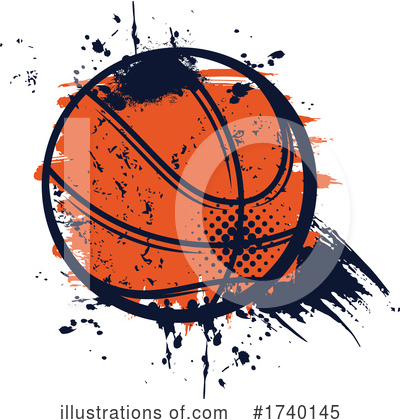 Royalty-Free (RF) Basketball Clipart Illustration by Vector Tradition SM - Stock Sample #1740145