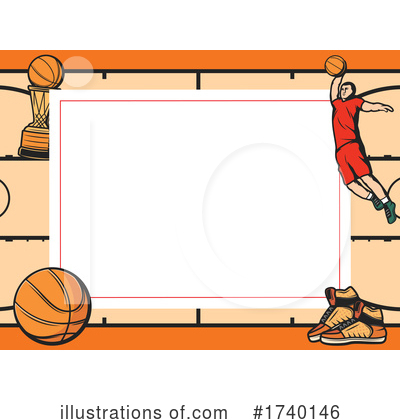 Royalty-Free (RF) Basketball Clipart Illustration by Vector Tradition SM - Stock Sample #1740146