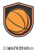 Basketball Clipart #1740147 by Vector Tradition SM