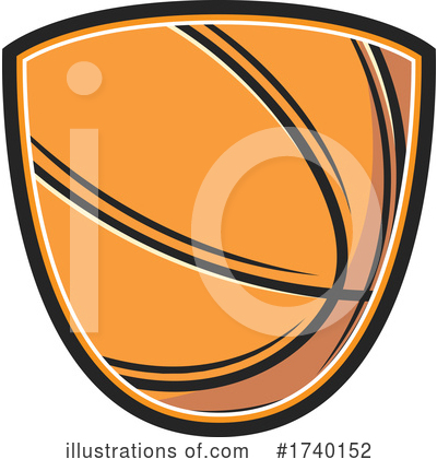 Royalty-Free (RF) Basketball Clipart Illustration by Vector Tradition SM - Stock Sample #1740152