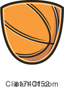 Basketball Clipart #1740152 by Vector Tradition SM