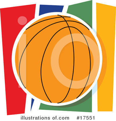 Royalty-Free (RF) Basketball Clipart Illustration by Maria Bell - Stock Sample #17551