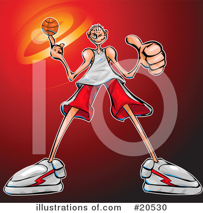 Royalty-Free (RF) Basketball Clipart Illustration by Tonis Pan - Stock Sample #20530