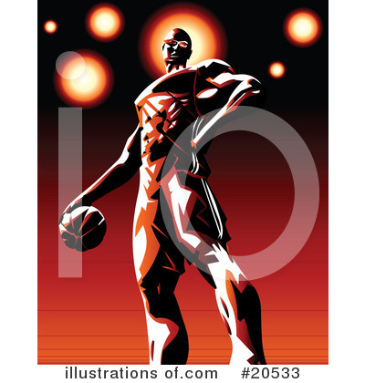 Royalty-Free (RF) Basketball Clipart Illustration by Tonis Pan - Stock Sample #20533