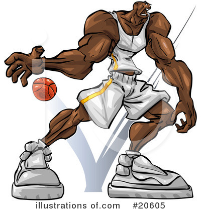 Royalty-Free (RF) Basketball Clipart Illustration by Tonis Pan - Stock Sample #20605