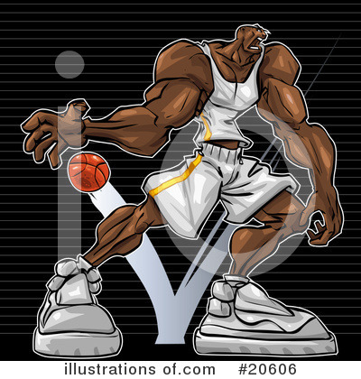 Royalty-Free (RF) Basketball Clipart Illustration by Tonis Pan - Stock Sample #20606
