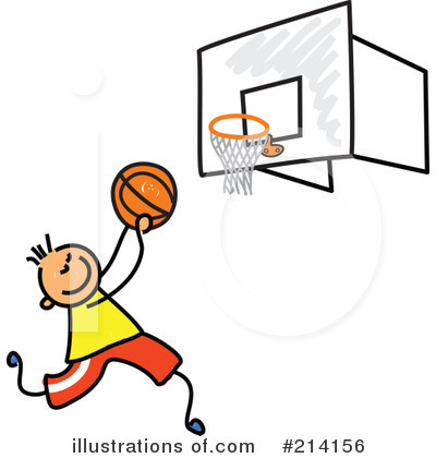 Royalty-Free (RF) Basketball Clipart Illustration by Prawny - Stock Sample #214156