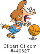Basketball Clipart #440627 by toonaday