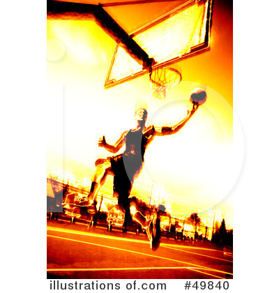 Royalty-Free (RF) Basketball Clipart Illustration by Arena Creative - Stock Sample #49840