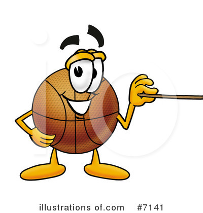 Royalty-Free (RF) Basketball Clipart Illustration by Mascot Junction - Stock Sample #7141