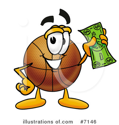 Royalty-Free (RF) Basketball Clipart Illustration by Mascot Junction - Stock Sample #7146