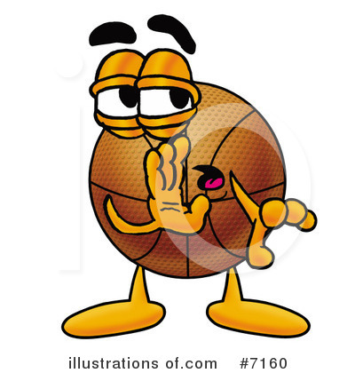 Royalty-Free (RF) Basketball Clipart Illustration by Mascot Junction - Stock Sample #7160