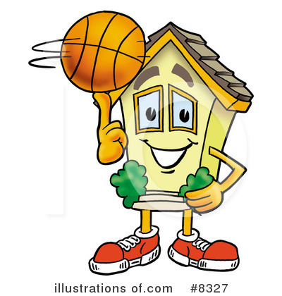 House Clipart #8327 by Mascot Junction