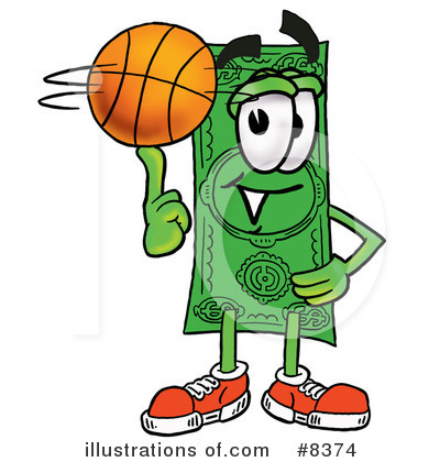 Royalty-Free (RF) Basketball Clipart Illustration by Mascot Junction - Stock Sample #8374
