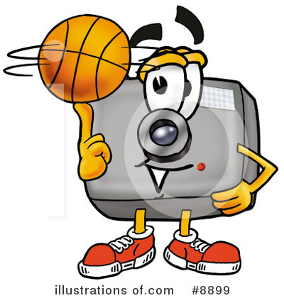 Royalty-Free (RF) Basketball Clipart Illustration by Mascot Junction - Stock Sample #8899