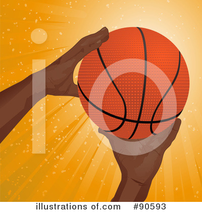 Royalty-Free (RF) Basketball Clipart Illustration by elaineitalia - Stock Sample #90593