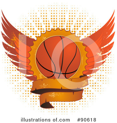Royalty-Free (RF) Basketball Clipart Illustration by elaineitalia - Stock Sample #90618