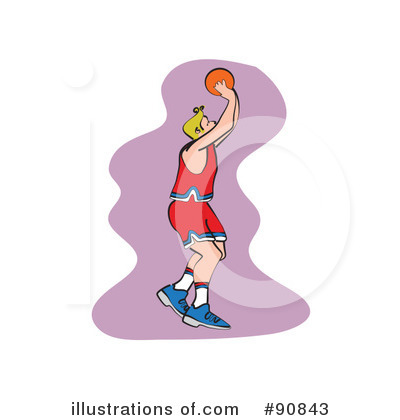 Royalty-Free (RF) Basketball Clipart Illustration by Prawny - Stock Sample #90843