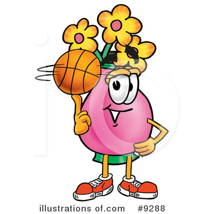 Royalty-Free (RF) Basketball Clipart Illustration by Mascot Junction - Stock Sample #9288