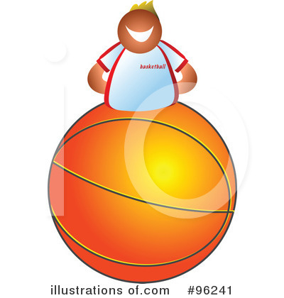 Royalty-Free (RF) Basketball Clipart Illustration by Prawny - Stock Sample #96241