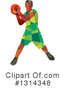 Basketball Player Clipart #1314348 by patrimonio