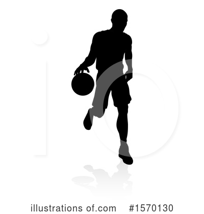 Royalty-Free (RF) Basketball Player Clipart Illustration by AtStockIllustration - Stock Sample #1570130