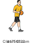 Basketball Player Clipart #1754022 by Vector Tradition SM