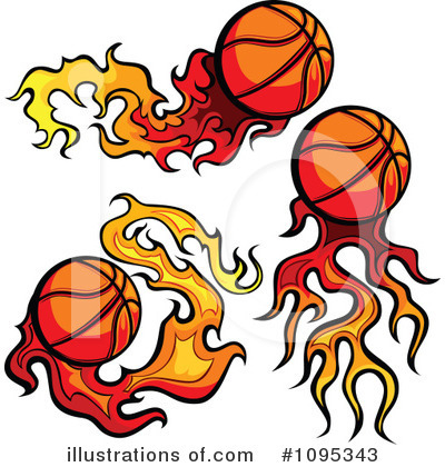 Royalty-Free (RF) Basketballs Clipart Illustration by Chromaco - Stock Sample #1095343