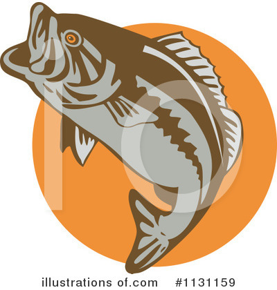 Bass Fish Clipart #1131159 by patrimonio