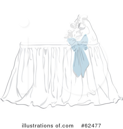 Royalty-Free (RF) Bassinet Clipart Illustration by Pams Clipart - Stock Sample #62477