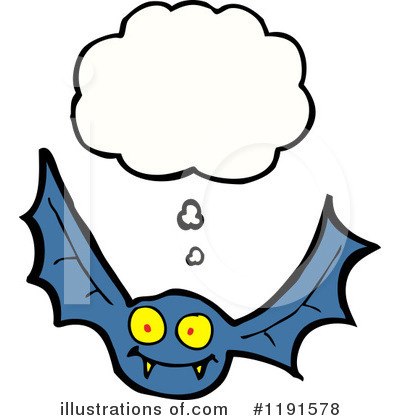 Royalty-Free (RF) Bat Clipart Illustration by lineartestpilot - Stock Sample #1191578