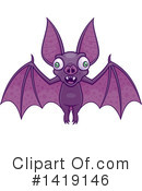 Bat Clipart #1419146 by John Schwegel