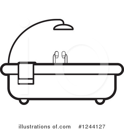 Bath Tub Clipart #1244127 by Lal Perera