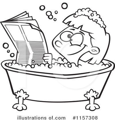 Royalty-Free (RF) Bath Clipart Illustration by toonaday - Stock Sample #1157308