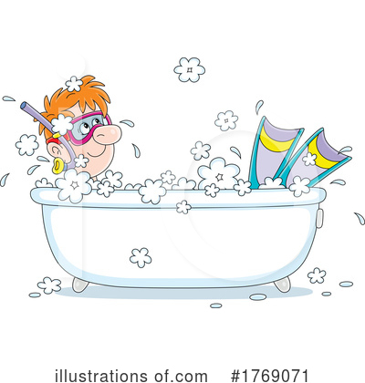 Bathtub Clipart #1769071 by Alex Bannykh