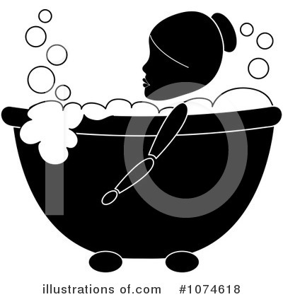 Bathing Clipart #1074618 by Pams Clipart