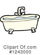 Bath Tub Clipart #1243000 by lineartestpilot