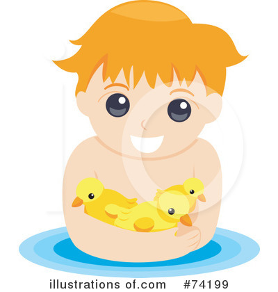 Royalty-Free (RF) Bathing Clipart Illustration by BNP Design Studio - Stock Sample #74199
