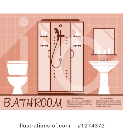 Royalty-Free (RF) Bathroom Clipart Illustration by Vector Tradition SM - Stock Sample #1274372