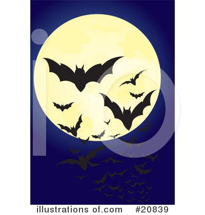 Royalty-Free (RF) Bats Clipart Illustration by Paulo Resende - Stock Sample #20839