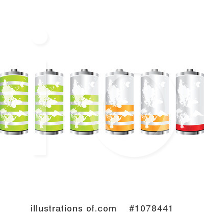 Royalty-Free (RF) Batteries Clipart Illustration by Andrei Marincas - Stock Sample #1078441