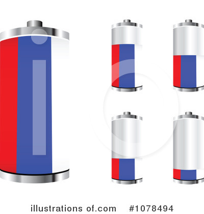 Royalty-Free (RF) Batteries Clipart Illustration by Andrei Marincas - Stock Sample #1078494