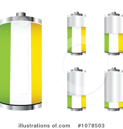 Royalty-Free (RF) Batteries Clipart Illustration by Andrei Marincas - Stock Sample #1078503