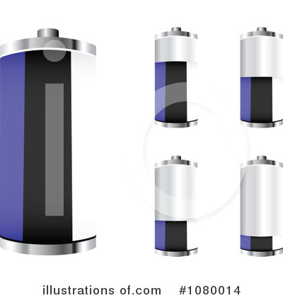 Royalty-Free (RF) Batteries Clipart Illustration by Andrei Marincas - Stock Sample #1080014