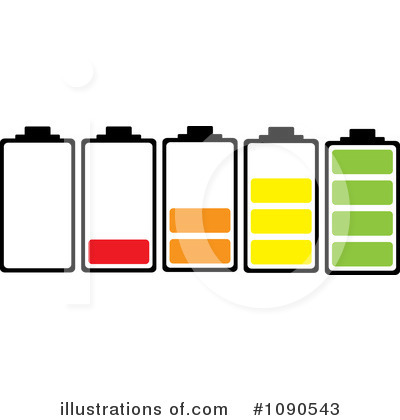 Royalty-Free (RF) Batteries Clipart Illustration by michaeltravers - Stock Sample #1090543